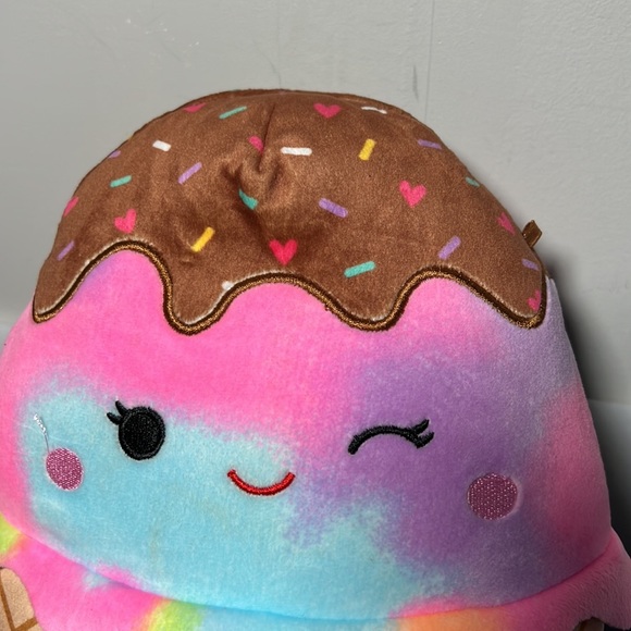 2023 Squishmallows 18" Glady the Rainbow Ice Cream Sundae Plush Toy - Picture 3 of 7